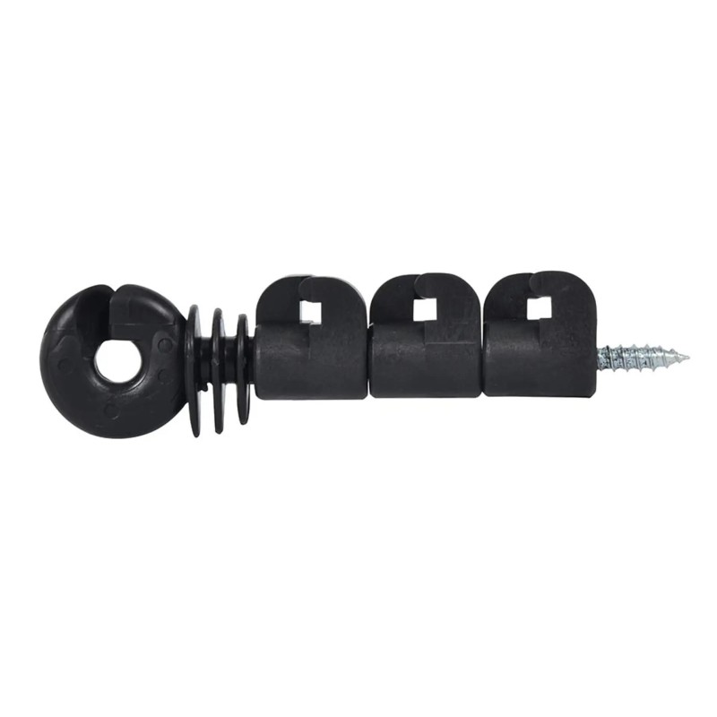 Isolateur pour système clôture bi-conducteur