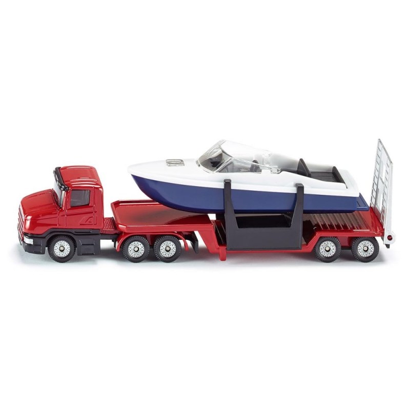 Camion Surbaissé avec bateau