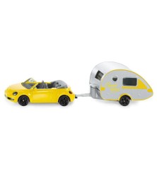 Voiture avec caravane