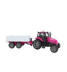 Tracteur Rose avec Remorque (son et lumière)
