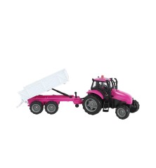 Tracteur Rose avec Remorque (son et lumière)