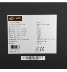 Panneau solaire 30W