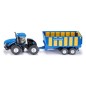 Tracteur New Holland T9.560 avec remorque d'ensilage