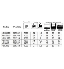 Centrale solaire anti-vol MBS3000i (21 J - 12 V/Solaire)