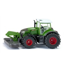 Tracteur Fendt 942 Vario et sa faucheuse avant