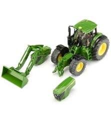 John Deere avec chargeur frontal amovible