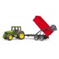 Tracteur John Deere 6920 avec remorque