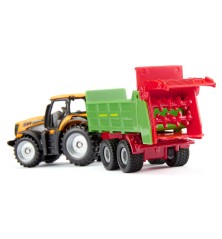 JCB avec épandeur Strautmann