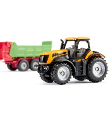 JCB avec épandeur Strautmann
