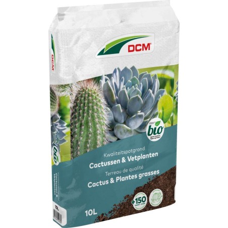 Terreau Cactus, Plantes grasses & Plantes de Rocaille 10L