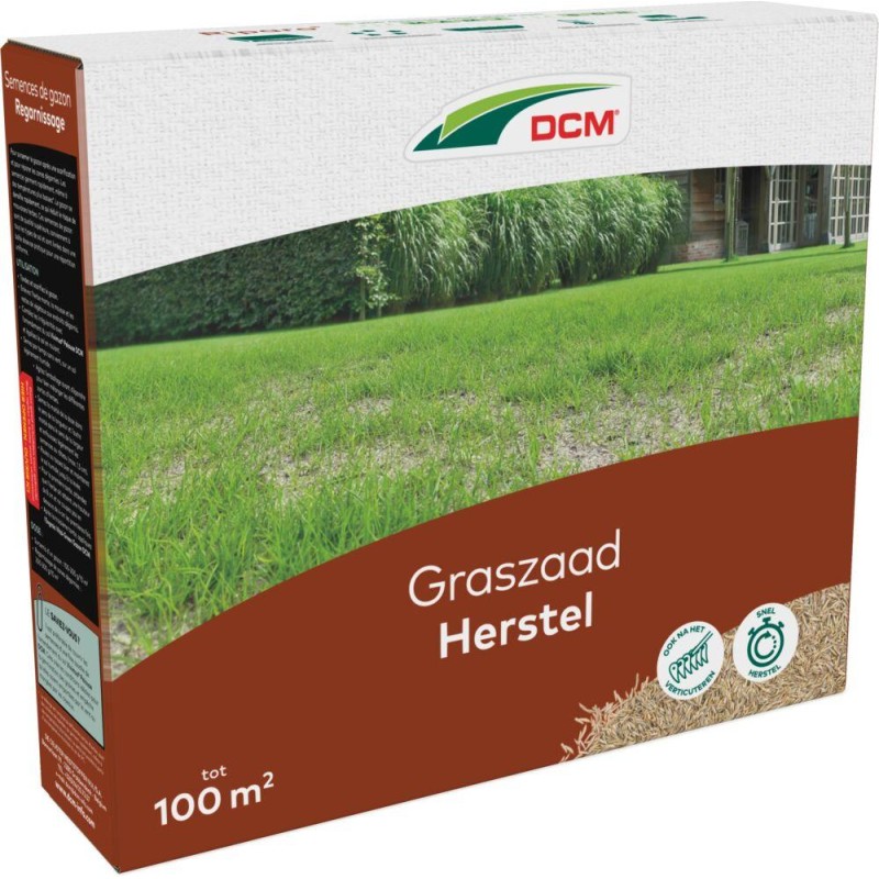 Semences de gazon Regarnissage DCM 1,5kg 100M²