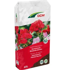 Terreau DCM Géraniums & Plantes Fleuries 60L