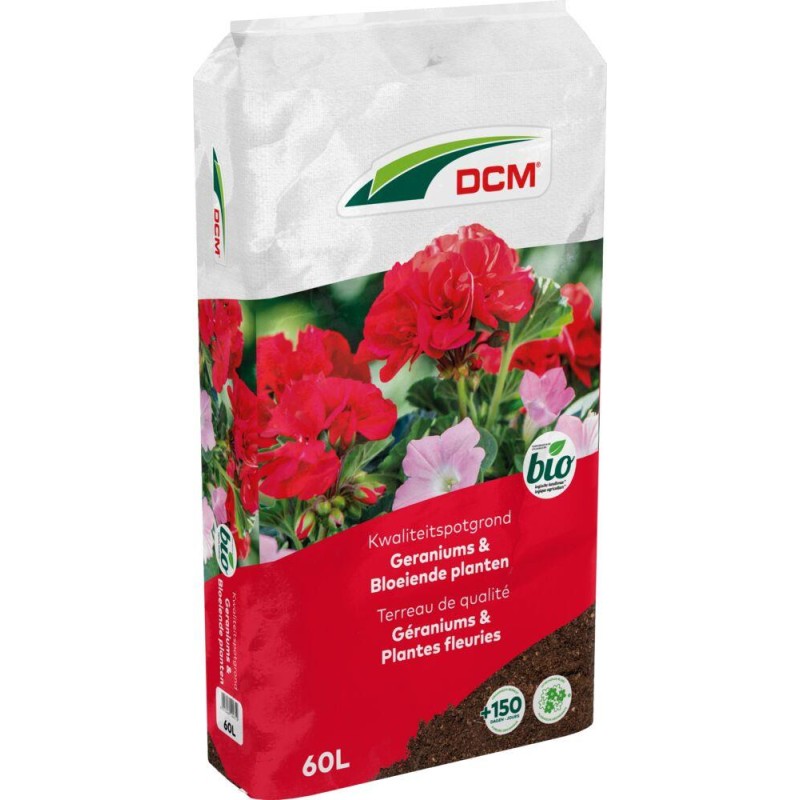 Terreau DCM Géraniums & Plantes Fleuries 60L