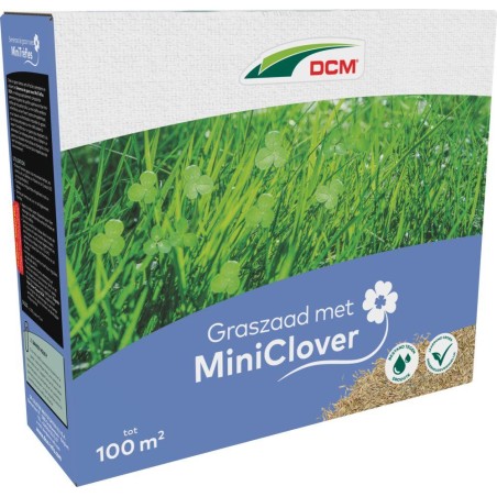 Semences de gazon DCM avec minitrèfles 2kg 100m²