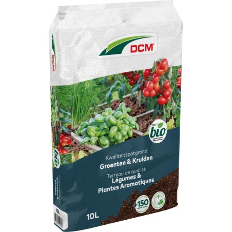 Terreau Légumes & Plantes Aromatiques DCM 10L