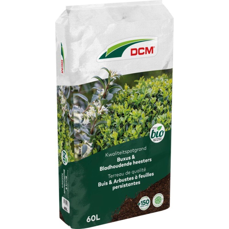 Terreau Buis & Arbustes à feuilles persistantes DCM 60L