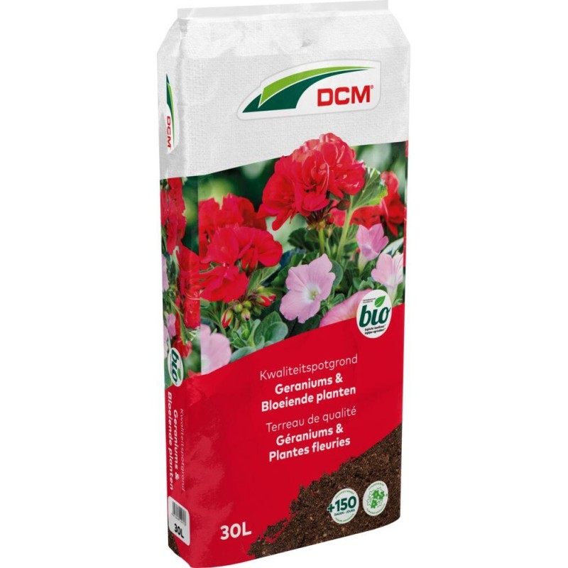 Terreau DCM Géraniums & Plantes fleuries 30L
