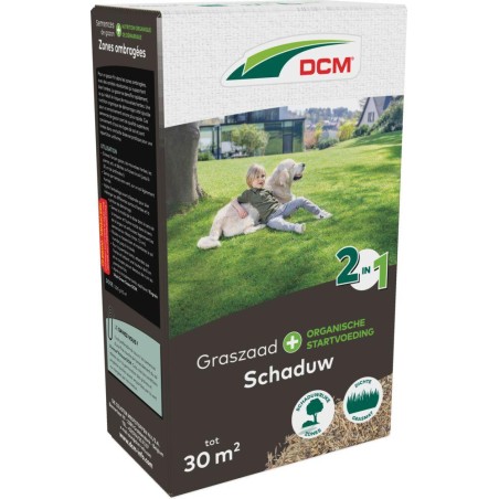 Semences de Gazon Plus Zones Ombragées DCM 0,6kg 30m²