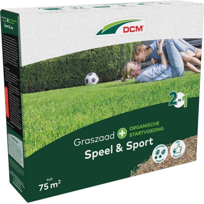 Semences de Gazon Plus Sport & Jeu DCM 1,5kg