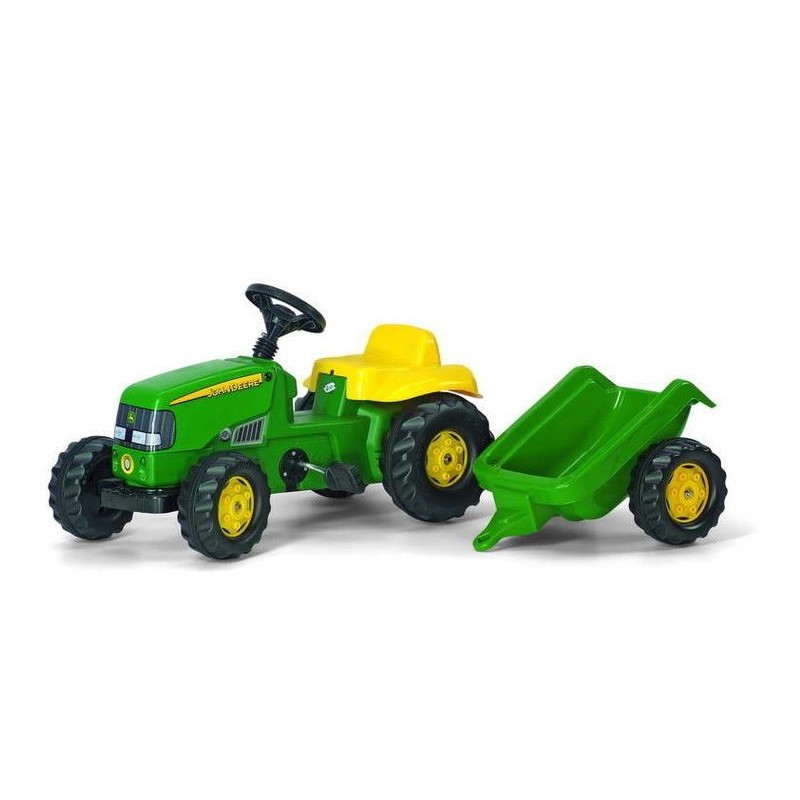 Tracteur John Deere avec remorque RollyKid