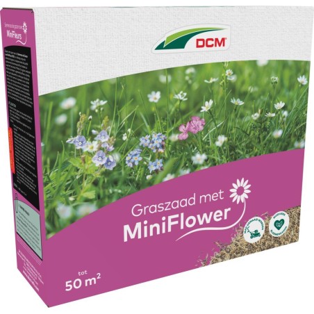 Semences de Gazon avec Minifleurs DCM 1,9kg 50m²