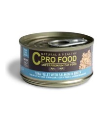 CPRO FOOD Filet de thon et saumon 70gr