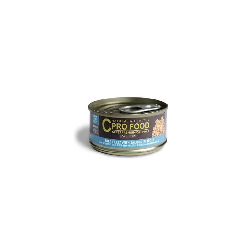 CPRO FOOD Filet de thon et saumon 70gr