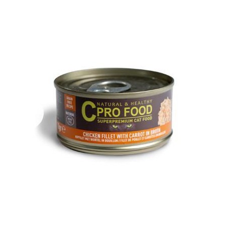 CPRO FOOD Filet de Poulet et carottes 70gr