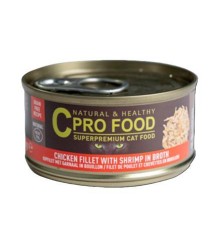CPRO FOOD Filet de poulet et crevettes 70gr