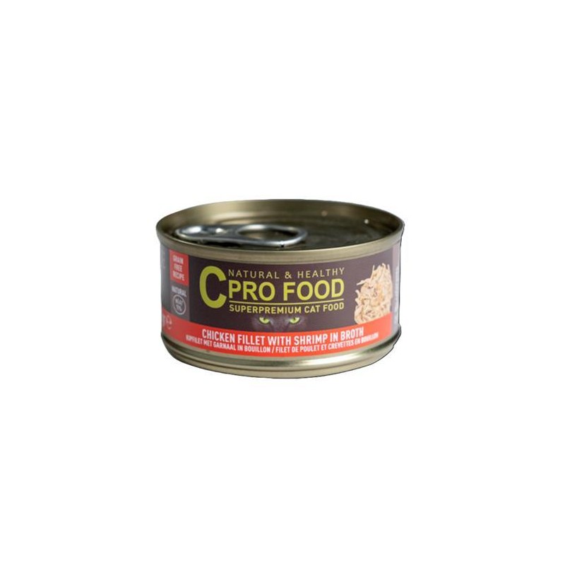 CPRO FOOD Filet de poulet et crevettes 70gr