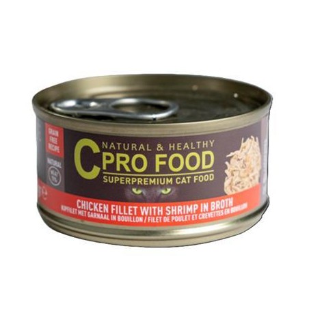 CPRO FOOD Filet de poulet et crevettes 70gr