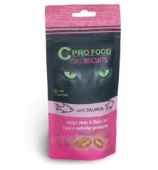 CPRO FOOD Biscuits au saumon pour chats adultes 60gr