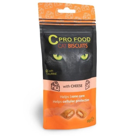 CPRO FOOD Biscuits au fromage pour chats adultes 60gr
