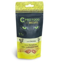 CPRO FOOD Biscuits au poulet pour chats adultes 60gr