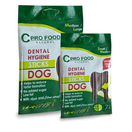 Dental Hygiene Sticks S/M 12x110gr CPRO FOOD