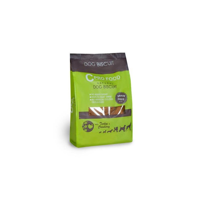 Dog Biscuit Dinde & Canneberges 400gr CPRO FOOD