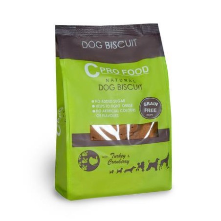 Dog Biscuit Dinde & Canneberges 400gr CPRO FOOD