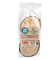 Pack de 2 demi noix de coco 400g
