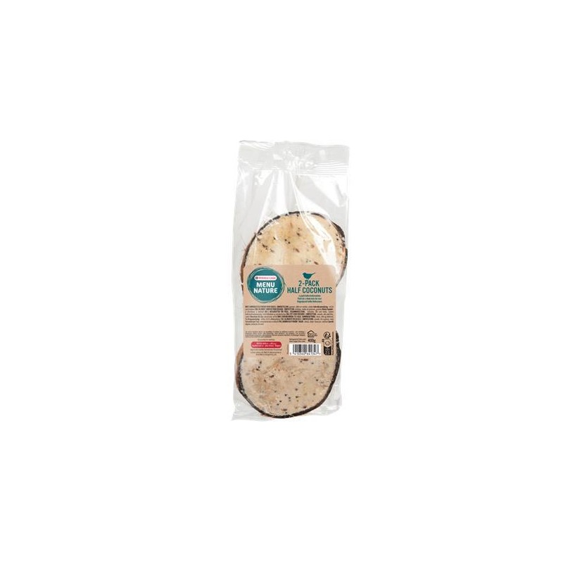 Pack de 2 demi noix de coco 400g