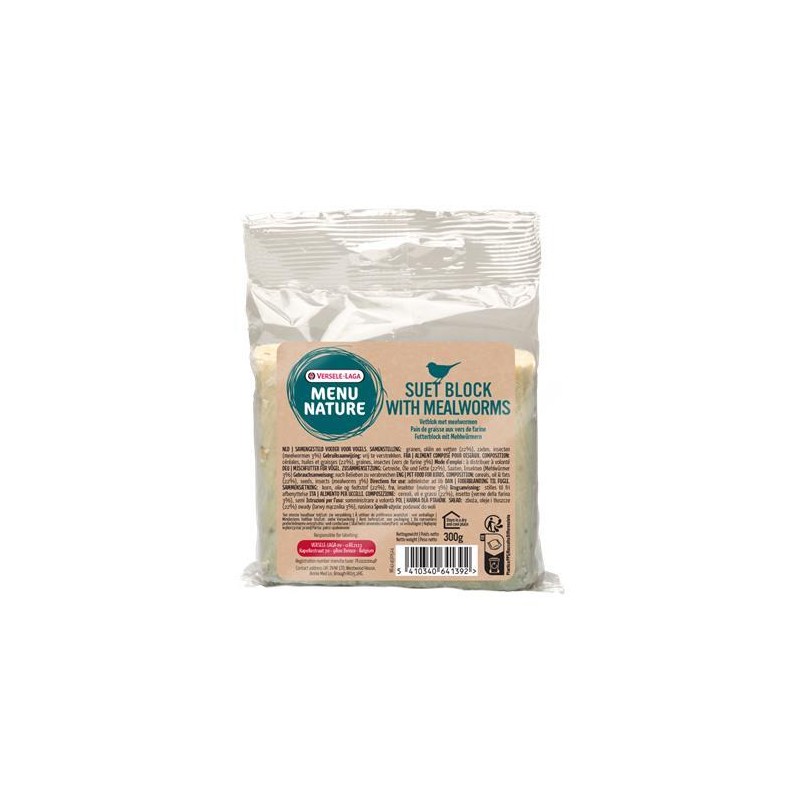 Pain de graisse aux vers de farine 300g