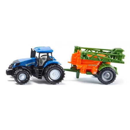 New Holland avec épandeur