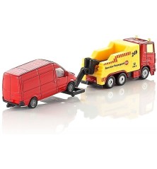 Dépanneuse avec voiture