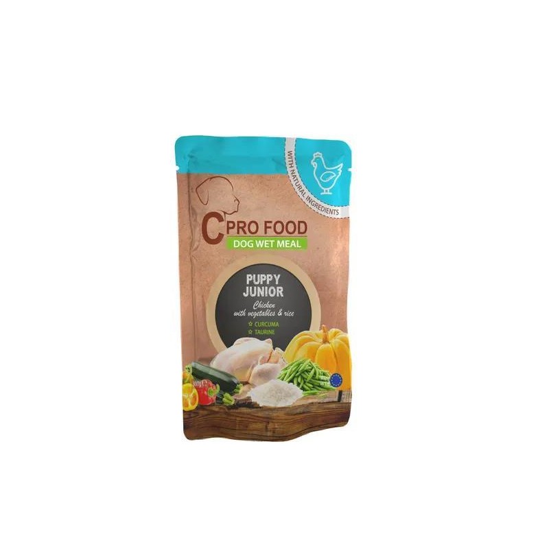 Dog Wet Meal Junior Poulet 300gr CPRO FOOD