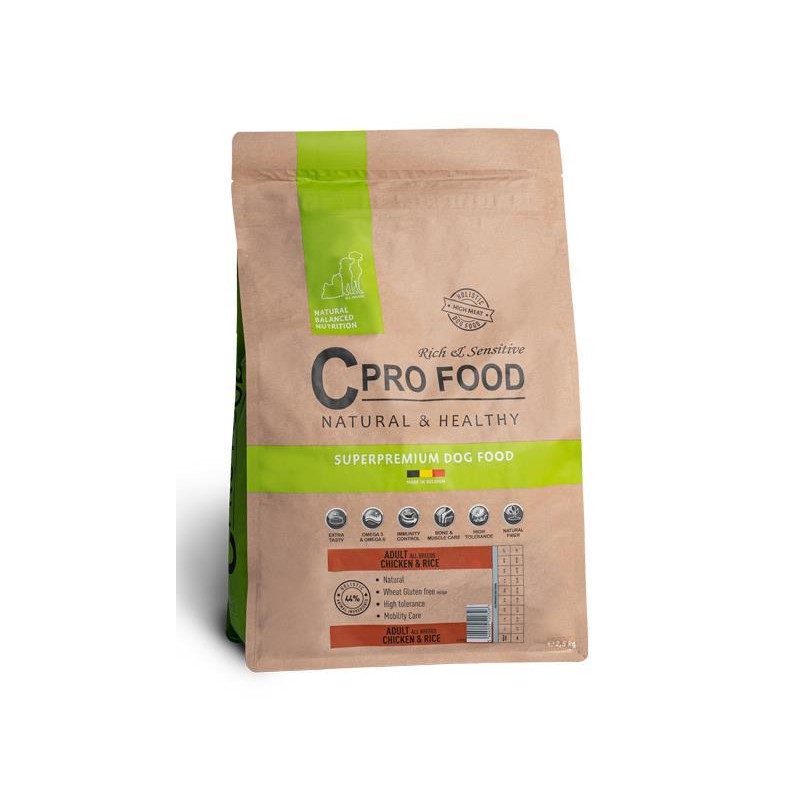Adult All Breeds Chicken & Rice Dog 10kg CPRO FOOD