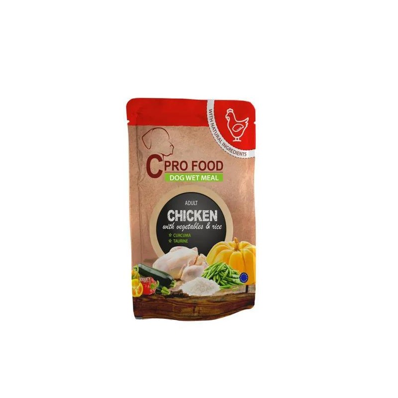 Dog Wet Meal Adult Poulet 300gr CPRO FOOD