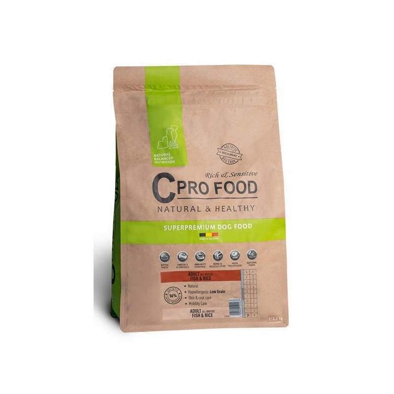 Adult All Breeds Fish & Rice Dog 10kg CPRO FOOD