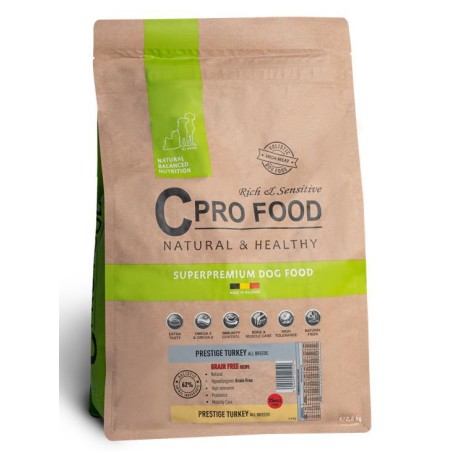 Prestige Turkey All Breeds Grain Free Dog 10kg CPRO FOOD