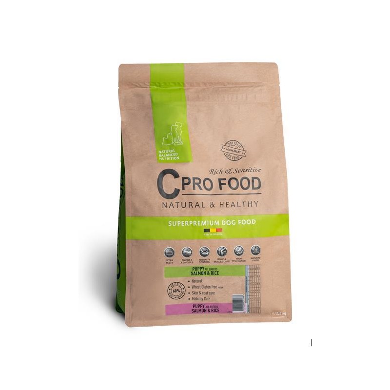 Puppy All Breeds Salmon & Rice Dog 10kg CPRO FOOD