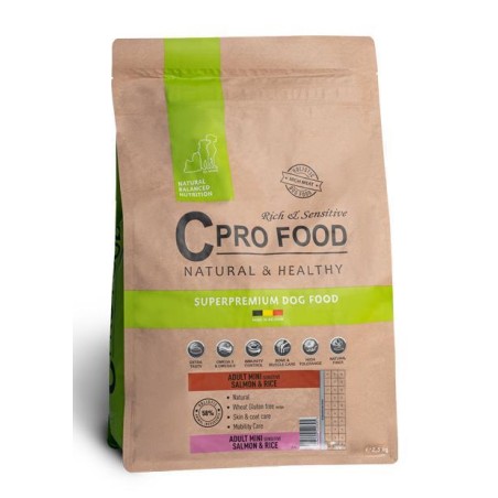 Adult Mini Sensitive Salmon & Rice Dog 10kg CPRO FOOD
