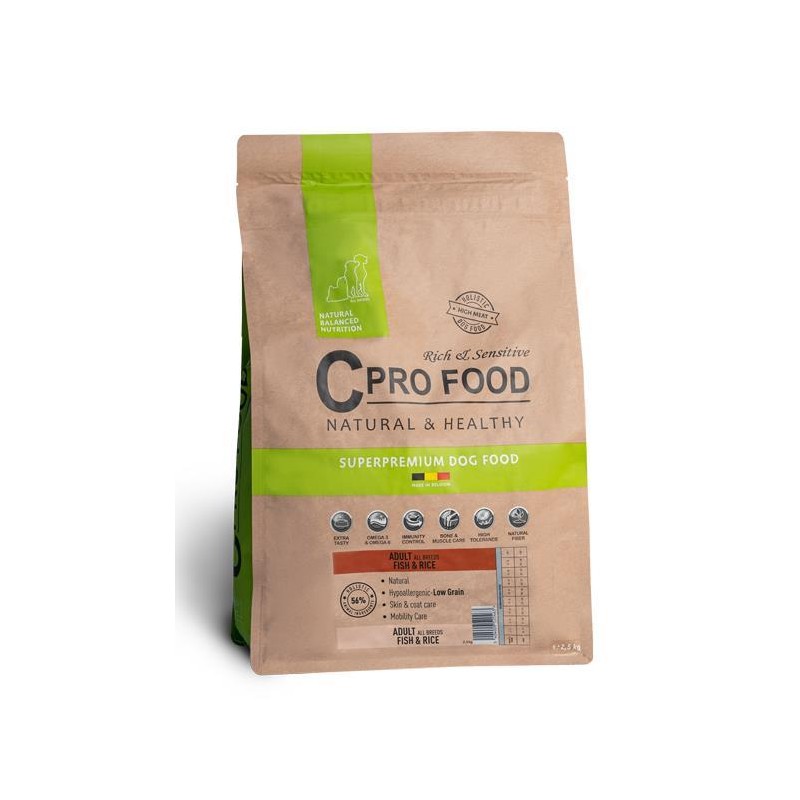 Adult All Breeds Fish & Rice Dog 2,5kg CPRO FOOD
